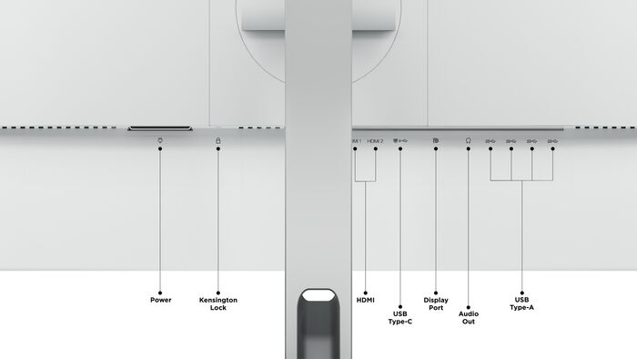 Lenovo 27" L27h-4A skjár - Hvítur