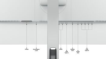 Lenovo 27" L27h-4A skjár - Hvítur