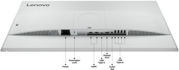 Lenovo 27" L27h-4A skjár - Hvítur