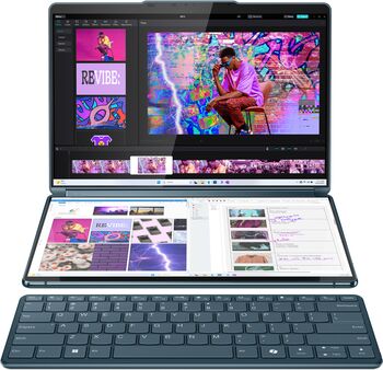 Lenovo Yoga Book 9 U7/32/1TB 13,3" 2-í-1 fartölva - Blá