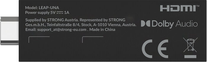 Strong Leap Una Android TV Stick streymiskubbur