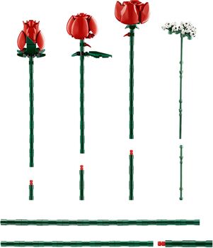 LEGO Botanicals Rósa Blómavöndur 10328