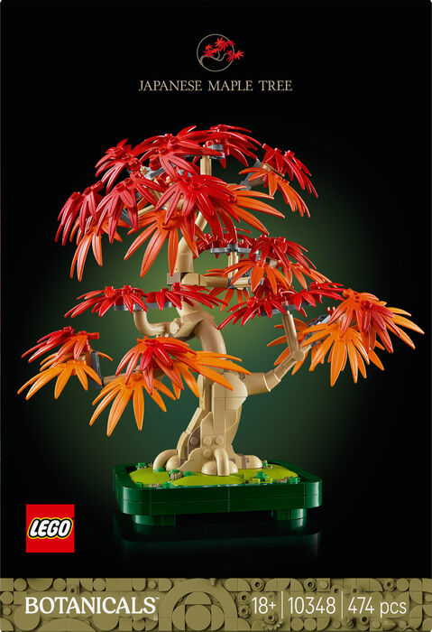 LEGO Botanicals rautt japanskt Bonsai hlyntré 10348