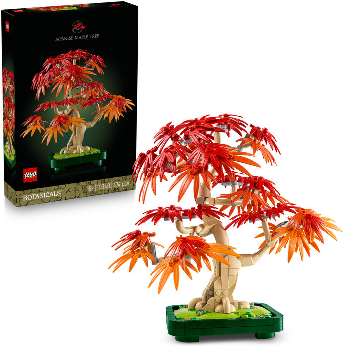 LEGO Botanicals rautt japanskt Bonsai hlyntré 10348