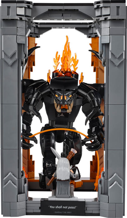 LEGO Icons The Lord of the Rings Balrog bókastoð 10367