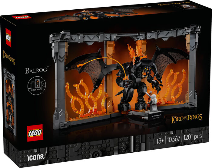 LEGO Icons The Lord of the Rings Balrog bókastoð 10367