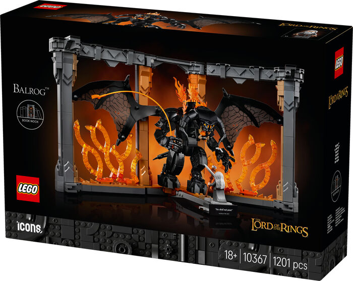 LEGO Icons The Lord of the Rings Balrog bókastoð 10367