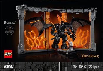LEGO Icons The Lord of the Rings Balrog bókastoð 10367