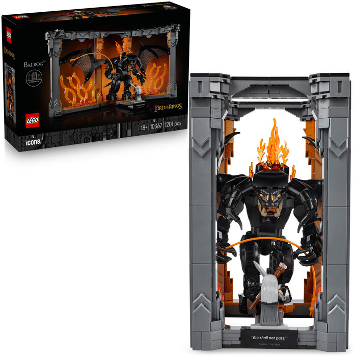 LEGO Icons The Lord of the Rings Balrog bókastoð 10367