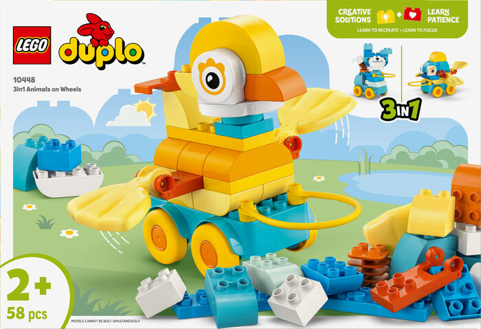 LEGO DUPLO 3-í-1 dýr á hjólum 10448