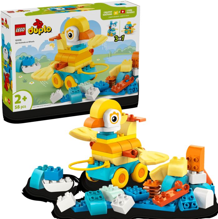 LEGO DUPLO 3-í-1 dýr á hjólum 10448