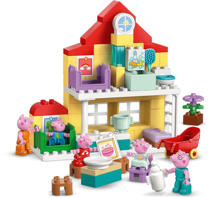 LEGO DUPLO húsið hennar Gurru grís 10467