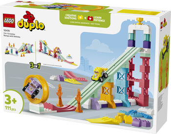 LEGO DUPLO Town 3-í-1 skapandi skábrautir með bílum 10478