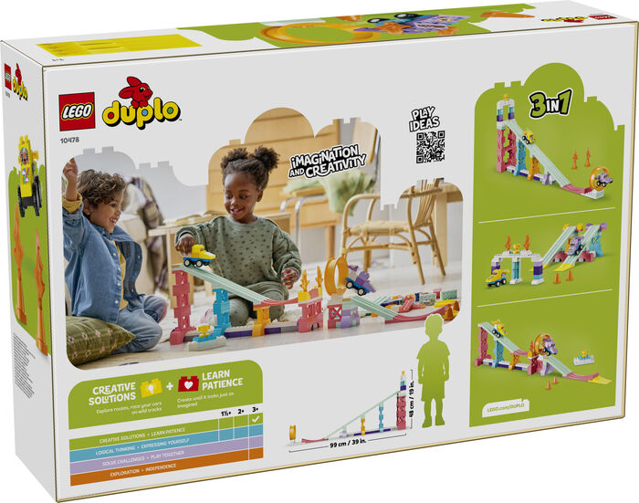 LEGO DUPLO Town 3-í-1 skapandi skábrautir með bílum 10478