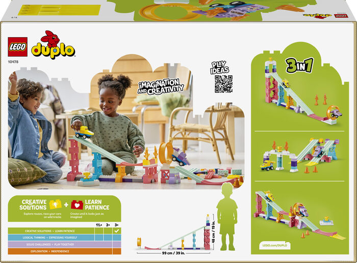 LEGO DUPLO Town 3-í-1 skapandi skábrautir með bílum 10478