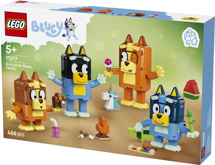 LEGO Bluey byggðu Bluey fjölskylduna 11217