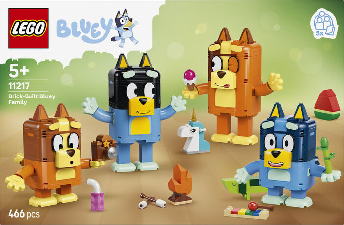 LEGO Bluey byggðu Bluey fjölskylduna 11217