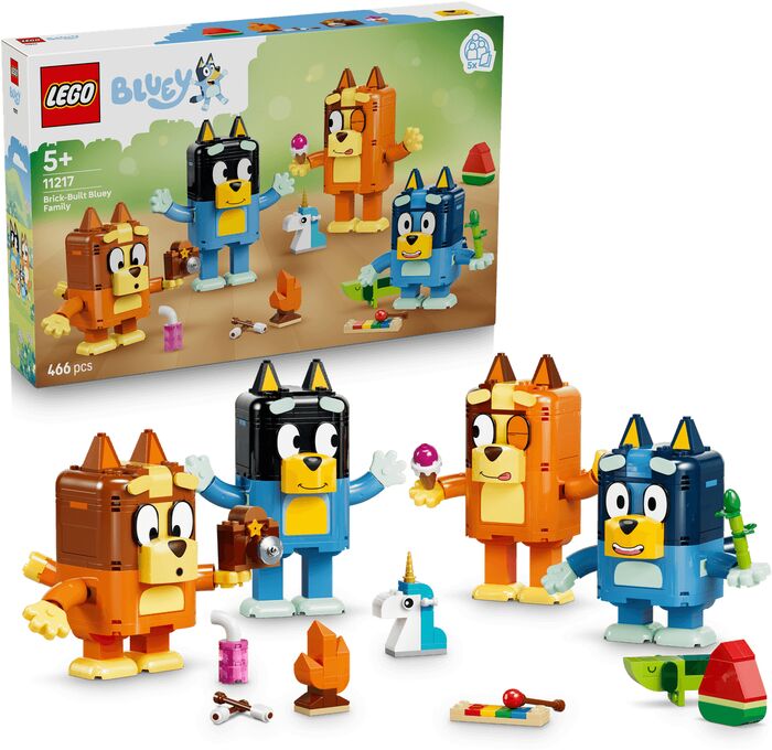 LEGO Bluey byggðu Bluey fjölskylduna 11217