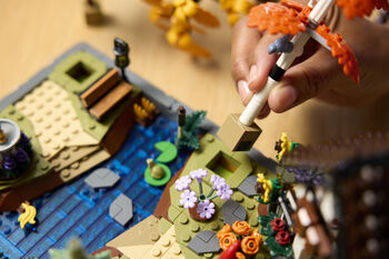 LEGO Icons haustgarður með litlu húsi 11372