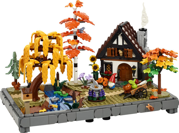 LEGO Icons haustgarður með litlu húsi 11372