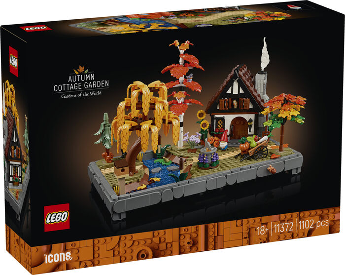 LEGO Icons haustgarður með litlu húsi 11372
