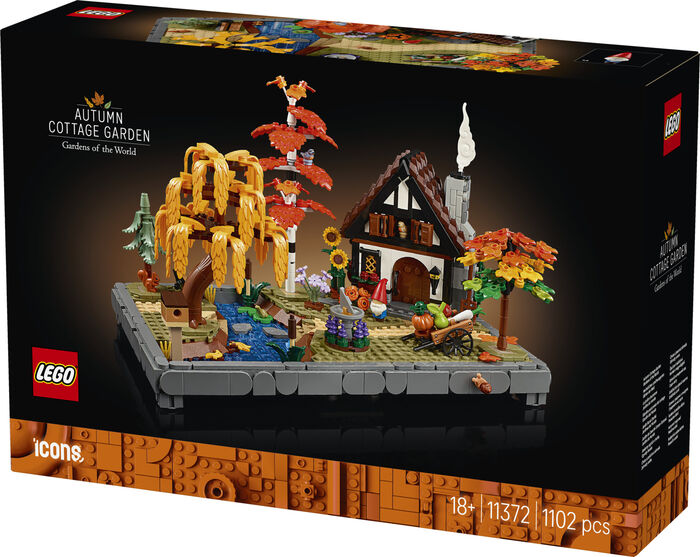 LEGO Icons haustgarður með litlu húsi 11372