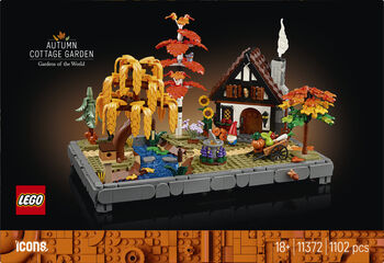 LEGO Icons haustgarður með litlu húsi 11372