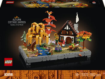 LEGO Icons haustgarður með litlu húsi 11372