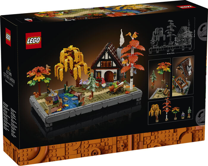 LEGO Icons haustgarður með litlu húsi 11372
