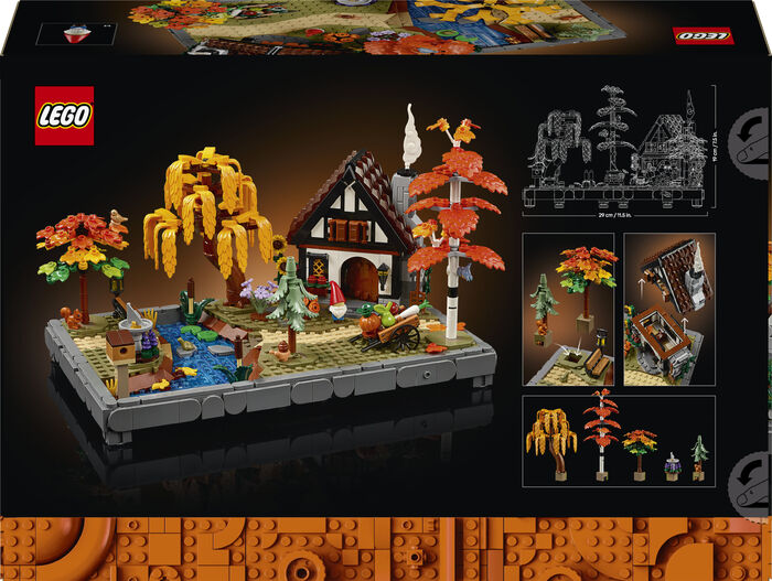 LEGO Icons haustgarður með litlu húsi 11372