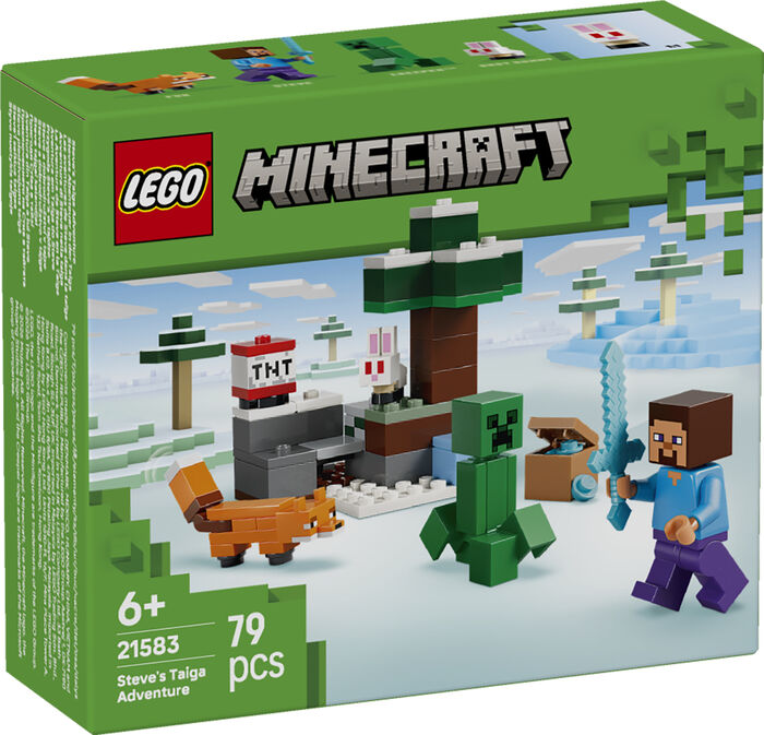 LEGO Minecraft ævintýri Steve í Taiga 21583