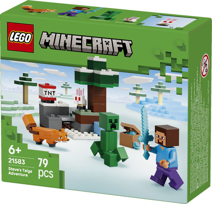LEGO Minecraft ævintýri Steve í Taiga 21583