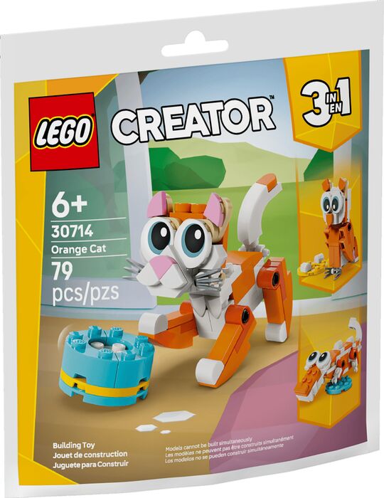 LEGO Creator Appelsínugulur köttur 30714