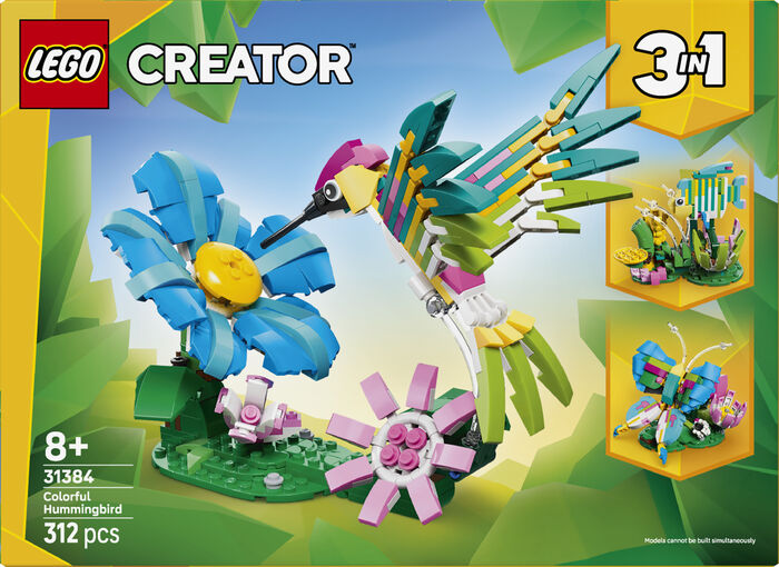 LEGO Creator litríkur kólíbrífugl 31384