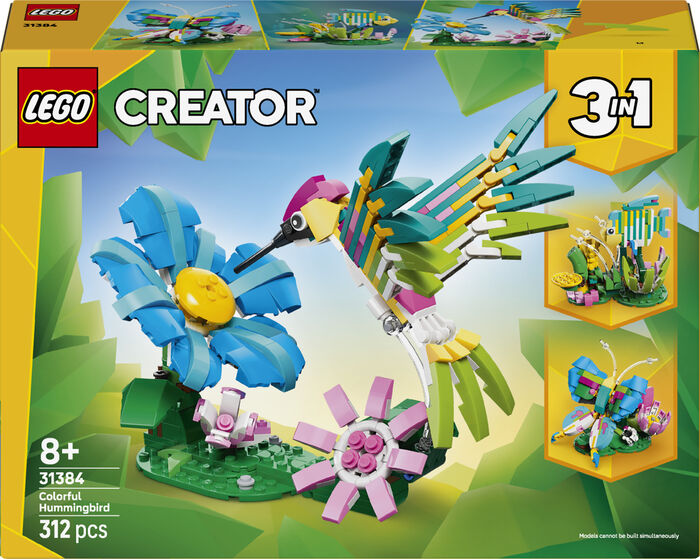 LEGO Creator litríkur kólíbrífugl 31384