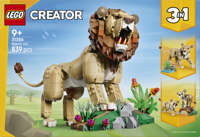 LEGO Creator Wild Animals: Tignarlegt ljón 31386
