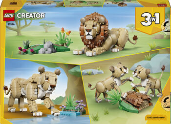 LEGO Creator Wild Animals: Tignarlegt ljón 31386