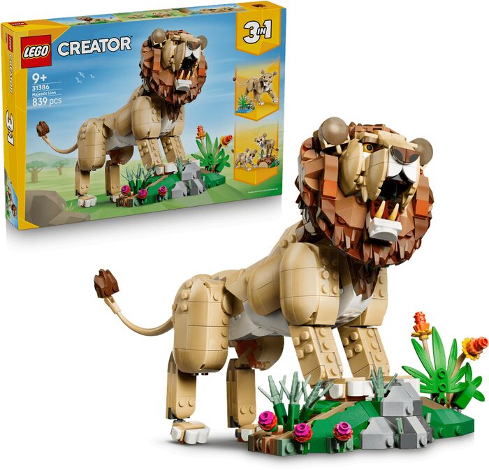 LEGO Creator Wild Animals: Tignarlegt ljón 31386