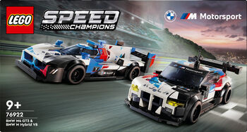 LEGO Speed Champions BMW M4 GT3 & BMW M Hybrid V8 kappakstursbílar 76922