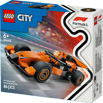 LEGO City F1 McLaren kappakstursbíll 60442
