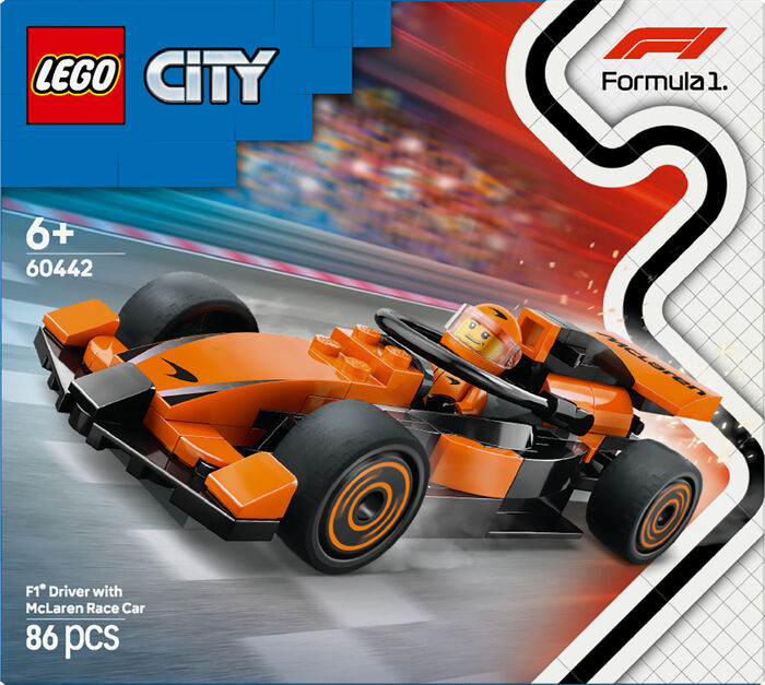 LEGO City F1 McLaren kappakstursbíll 60442