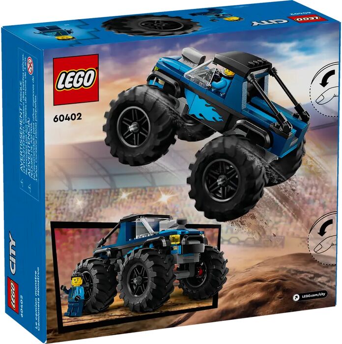 LEGO City Blue Monster Truck torfærubíll 60402