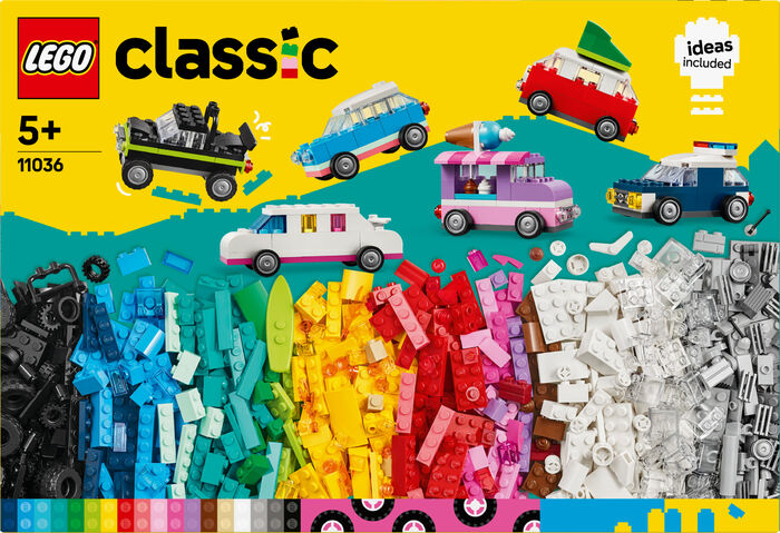 LEGO Classic 900 grunnkubbar fyrir farartæki 11036