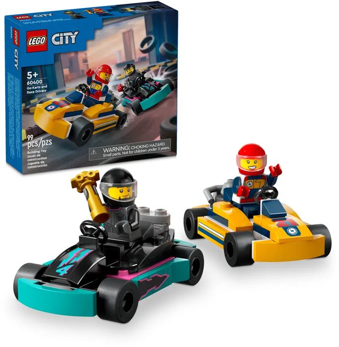 LEGO City Go-Karts and Race Drivers kappakstursbílar 60400
