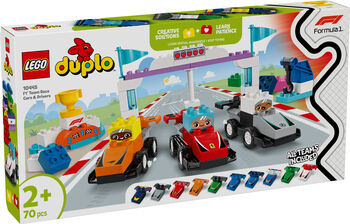 LEGO DUPLO F1 kappakstursbílar og bílstjórar 10445