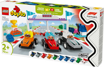 LEGO DUPLO F1 kappakstursbílar og bílstjórar 10445