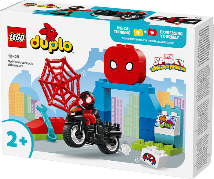 LEGO DUPLO Disney köngulóarmaðurinn á mótorhjóli 10424