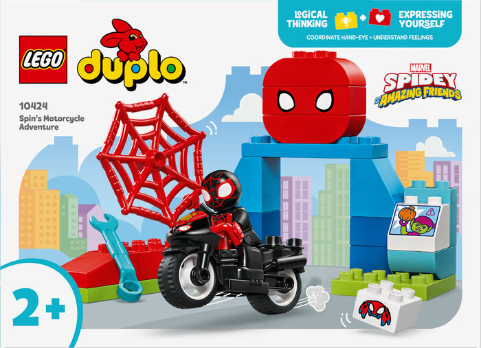 LEGO DUPLO Disney köngulóarmaðurinn á mótorhjóli 10424