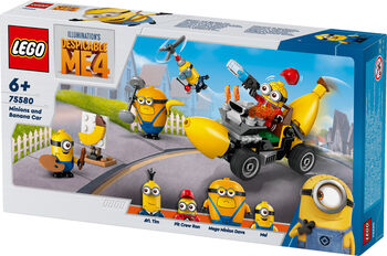 LEGO Despicable me 4 - Minions og Bananabíllinn 75580