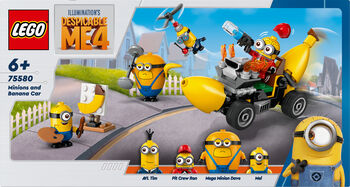 LEGO Despicable me 4 - Minions og Bananabíllinn 75580